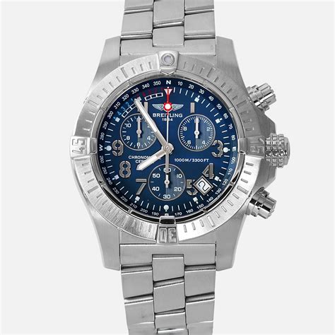 breitling avenger seawolf blue replica|breitling seawolf chrono.